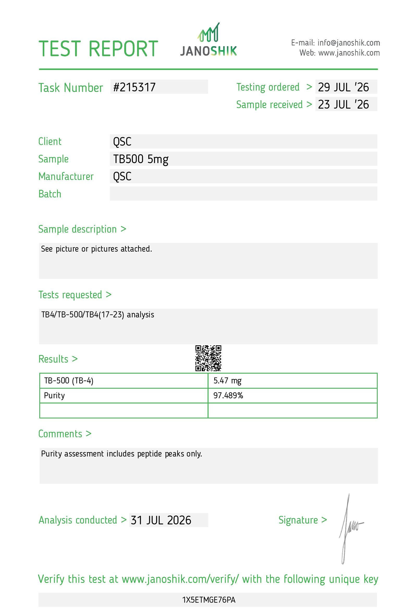 TB-500 5mg | 10-Vial Kit | 50mg total | Thymosin Beta-4 - Image 3