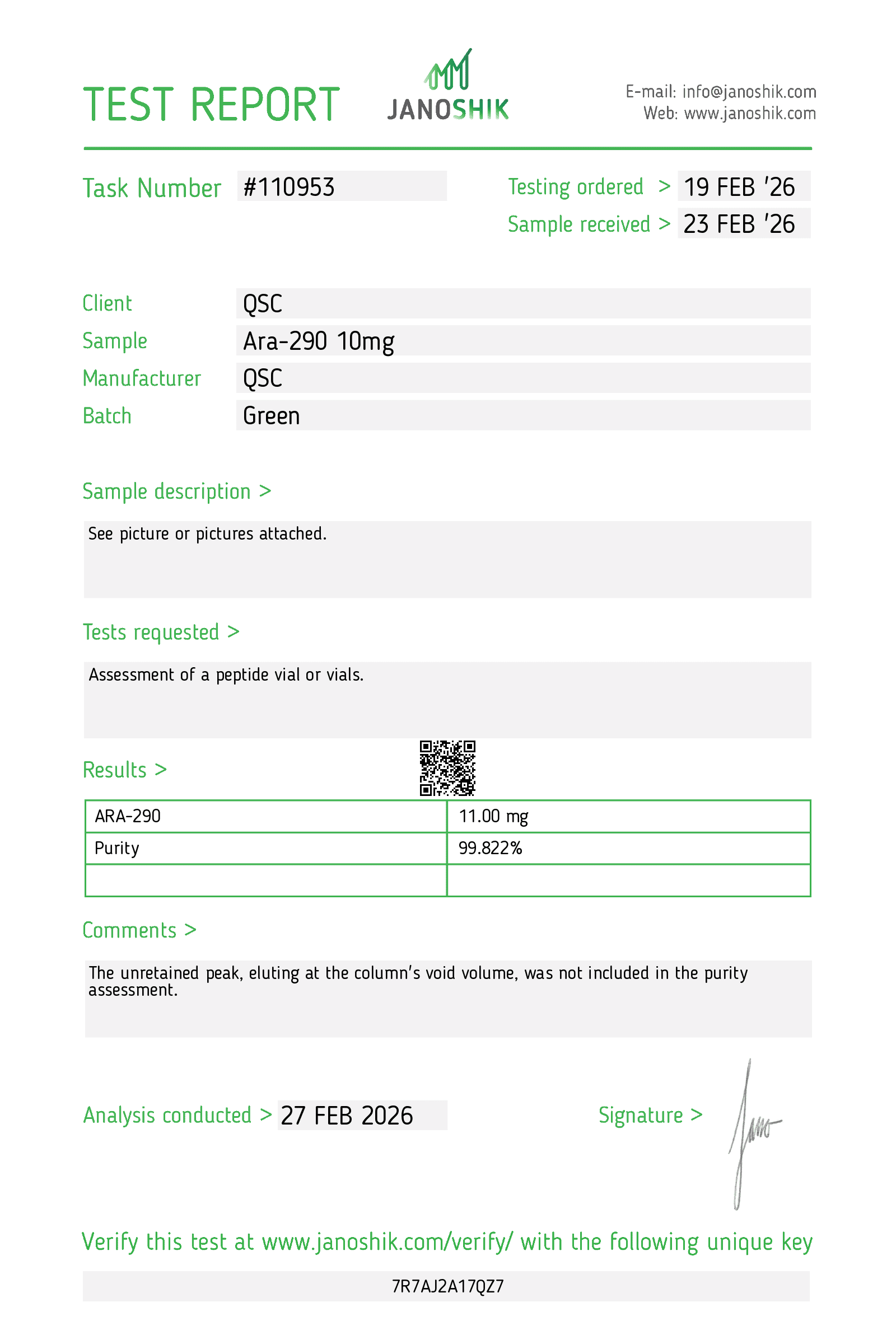 ARA-290 10mg | 10-Vial Kit | 100mg total | Cibinetide - Image 3