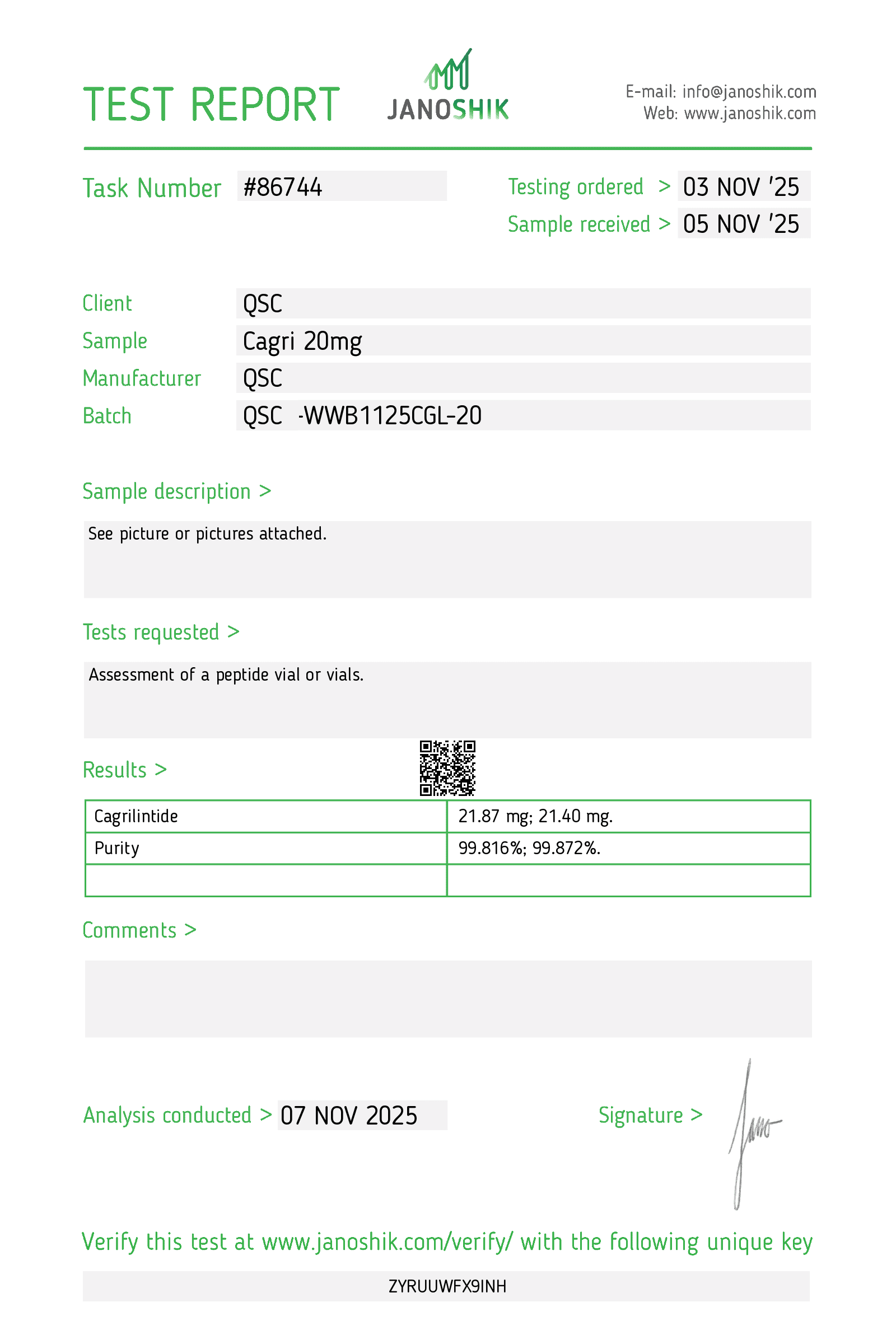 Cagrilintide 20mg | 10-Vial Kit | Appetite Regulation - Image 2