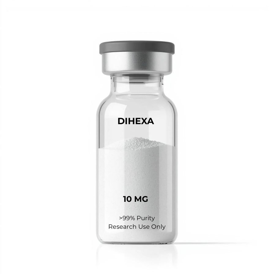 Dihexa 10mg | 10-Vial Kit | HGF/MET Nootropic Peptide | High-Dose Cognitive Research