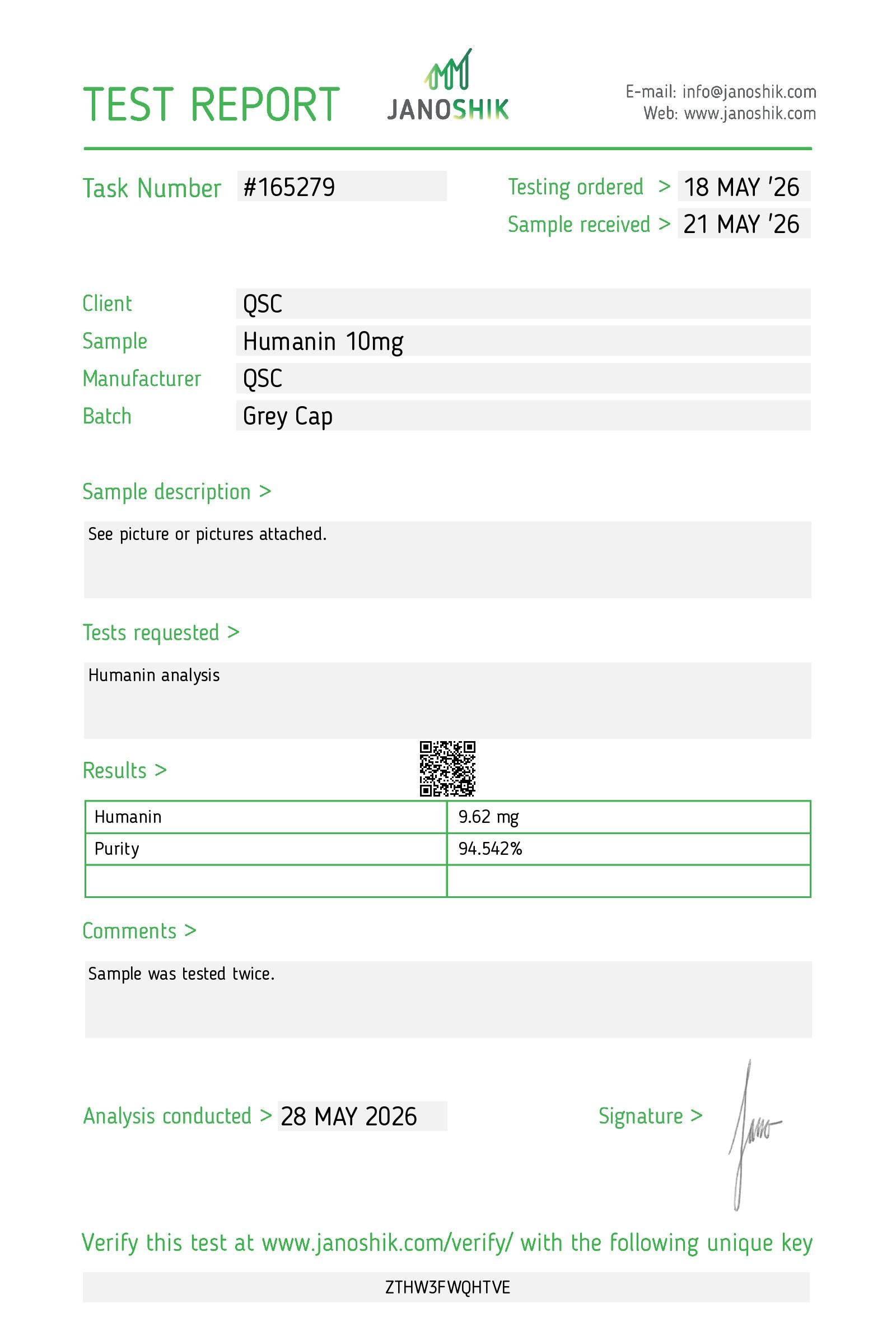 Humanin 10mg | 10-Vial Kit | 100mg Total | Cytoprotective Mitopeptide - Image 3